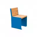 Banc 1 place acier et bois Kub PROCITY