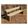 Banc en bois - banc public