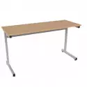 Table scolaire biplace 130 x 50 fixe LUCAS