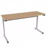 Table scolaire biplace 130 x 50 fixe LUCAS