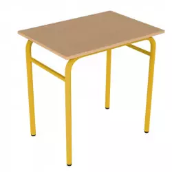Table scolaire 70 x 50 fixe 1 place LARA