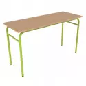 130 x 50 cm - Bureau scolaire 2 places LARA