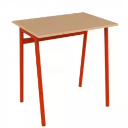 70 x 50 cm - Table scolaire 4 pieds inclinés LEO