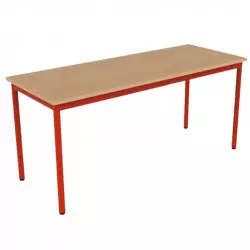 130 x 50 cm - Table d'école 2 places LEO