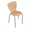 Chaise empilable pour cantine scolaire