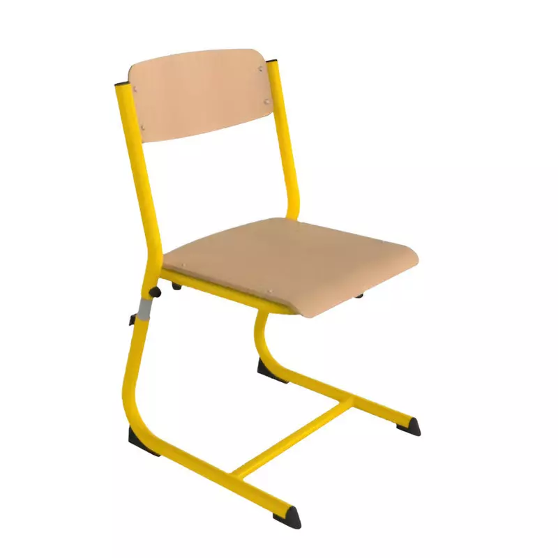 Chaise scolaire réglable en hauteur