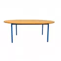 120 x 90 cm - Table ovale école maternelle