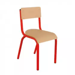 Chaise maternelle empilable