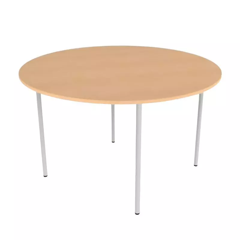 Ø 120 cm - Table ronde de restauration pour école