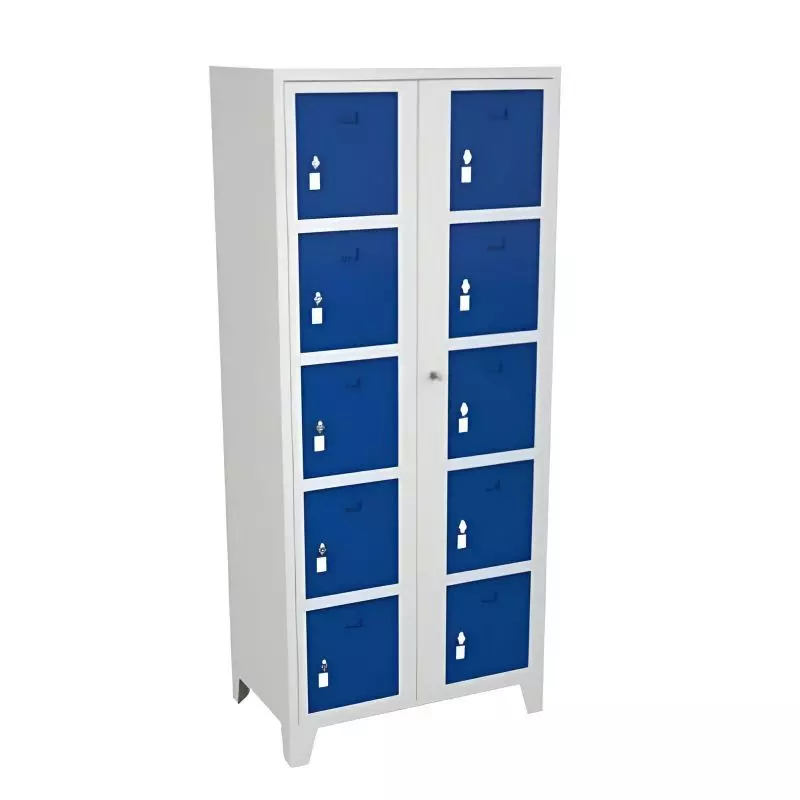 Armoire vestiaire visitable 10 cases