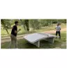 Équipement sportif plein air - Table de ping-pong incurvée - Table de teqball béton