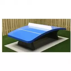 Table de teqball - Table de ping-pong incurvée - Table de jeu en béton