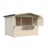 Chalet de Noël pliable en bois