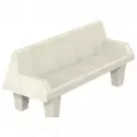 Banc pour collectivité béton