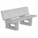 Banc collectivités béton