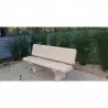 Banc béton extérieur