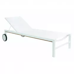 Chaise longue de jardin