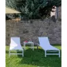 Chaise longue de jardin pour collectivités