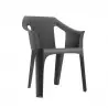 Fauteuil de jardin monobloc