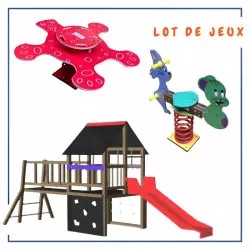 Lot de jeu plein air enfant Gymino