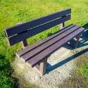 Banc public en recyclé