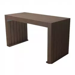 Table extérieure en plastique recyclé