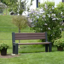 Banc urbain plastique recyclé